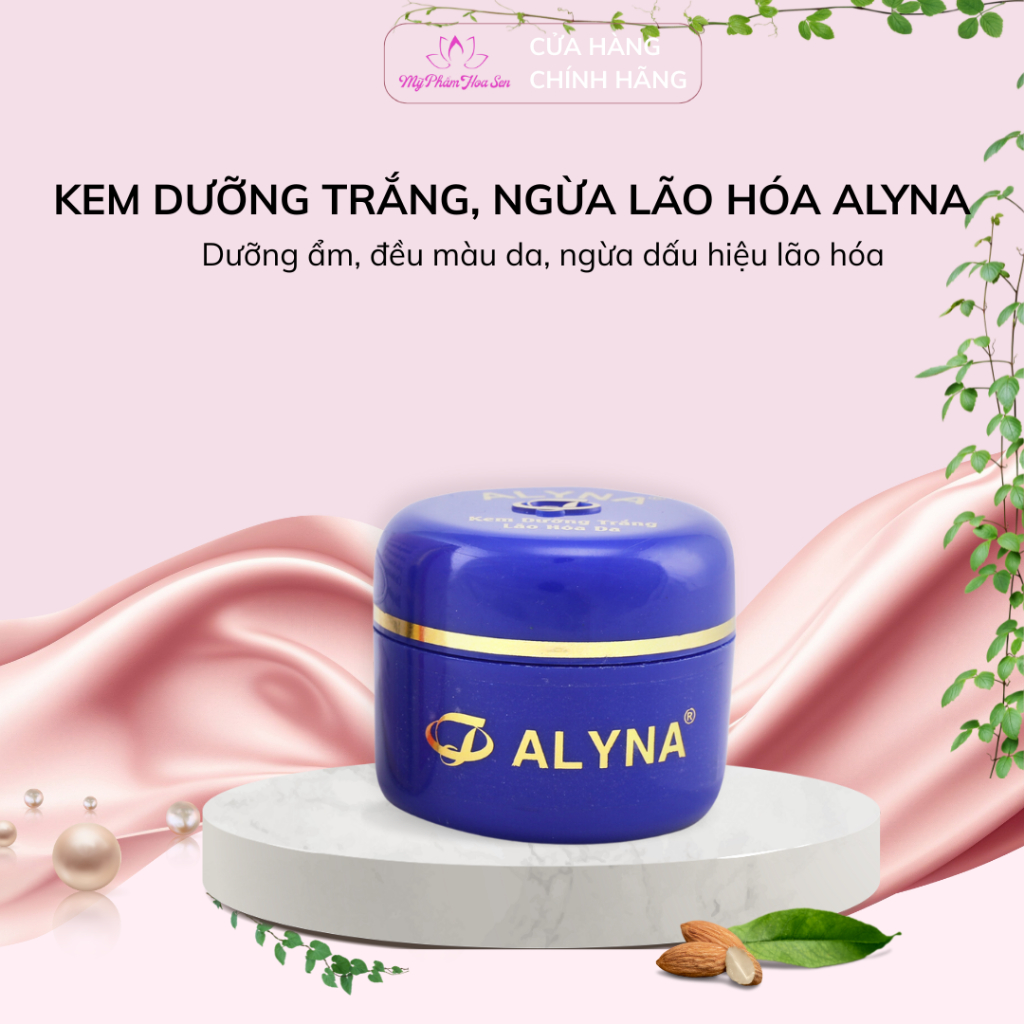 Kem Dưỡng trắng, Ngừa lão hóa da Alyna