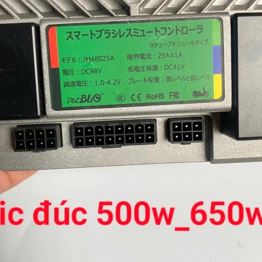 Ic đúc 500w-650w đa năng cho xe điện 48V (không cần mắt vẫn chạy)
