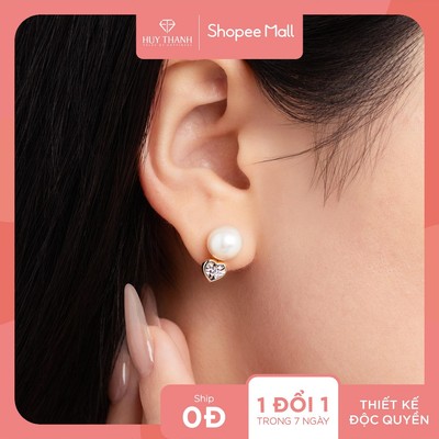 Bông Tai Nữ Vàng Tây 14K BTBTCC101 Huy Thanh Jewelry