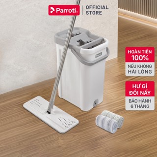 Cây lau nhà tự vắt thông minh, chổi lau nhà 360 độ, lau sạch khô nhanh - Parroti ProMAX PX01