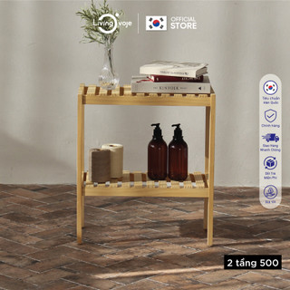 Kệ gỗ để giày để đồ đa năng Living Ovoje 50 x 26 x 50 cm