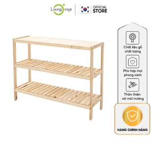 Kệ gỗ để giày để đồ đa năng Living Ovoje 50 x 26 x 50 cm