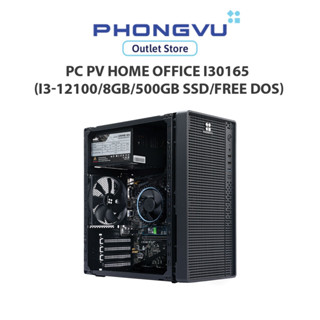  PC Phong Vũ Home Office I30165  Intel Core i3-12100 8GB 500GB SSD Free DOS  - Bảo hành 36 tháng 