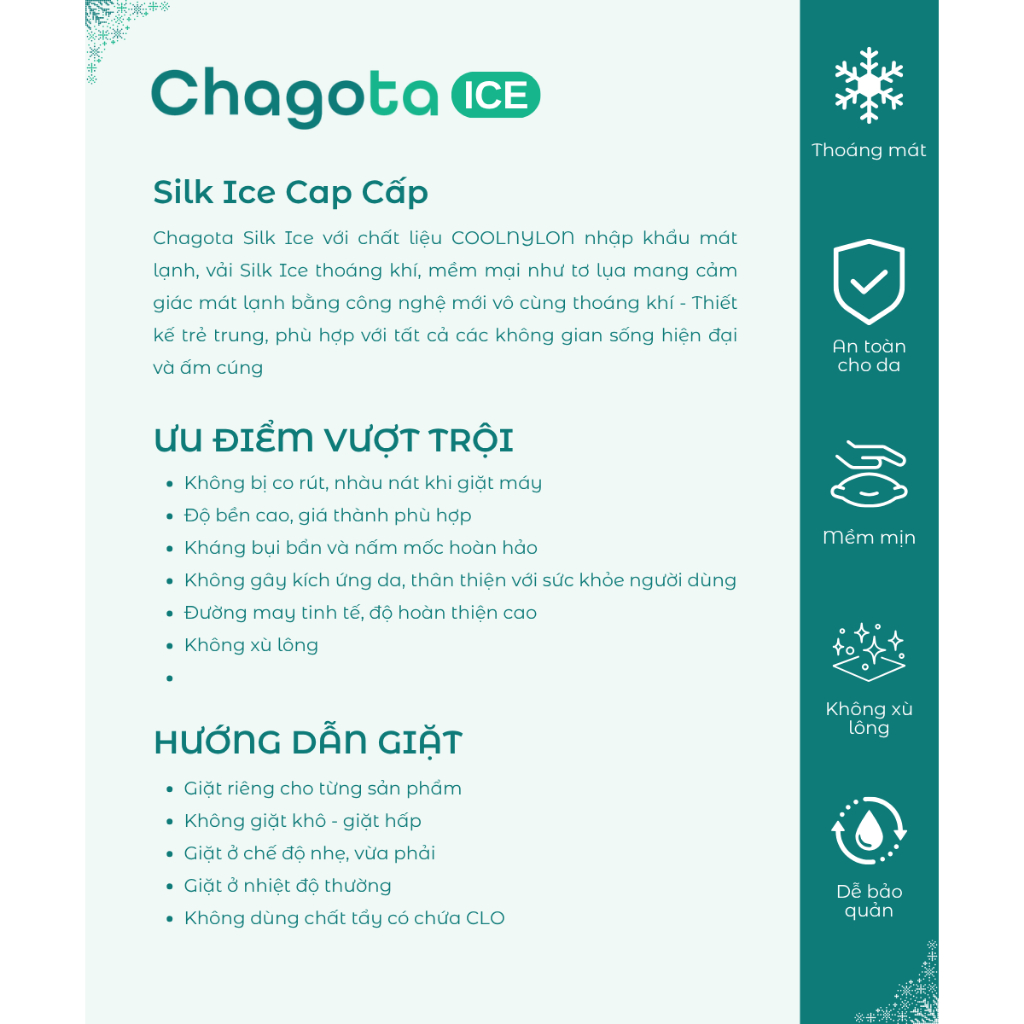 Bộ Chăn Ga Gối Lụa Silk Ice Size 1m2x2m đến 2mx2m2 Mát Lạnh Chagota Bedding Nhiều Màu Cao Cấp Thoáng Mát | BigBuy360 - bigbuy360.vn