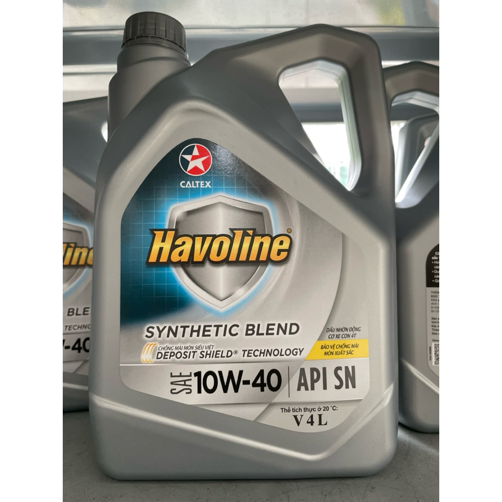 Nhớt Caltex Blend 10W40 Hoặc 5W30 - 4 Lít Chính Hãng
