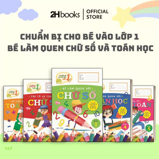  Sách Tập Tô Cho Bé 3-6 tuổi Chuẩn Bị Cho Bé Vào Lớp 1 Bé Làm Quen Với Chữ Số Toán Học 