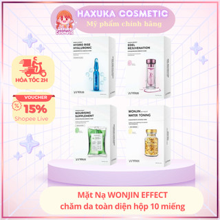  Hộp Mặt nạ Wonjin 1 hộp Mix 10 Miếng Hoặc Mặt nạ DRWonjin 15 miếng giúp cấp ẩm da và sáng da mặt 