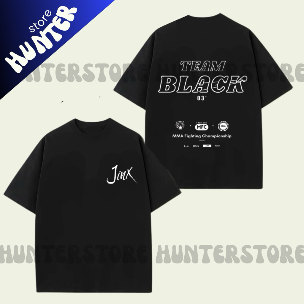 [HOẢ TỐC] HUNTERSTORE Áo thun BL manhwa JINX TEAM BLACK Vận Xui Boylove BL KIM DAN Yaoi anime manga 