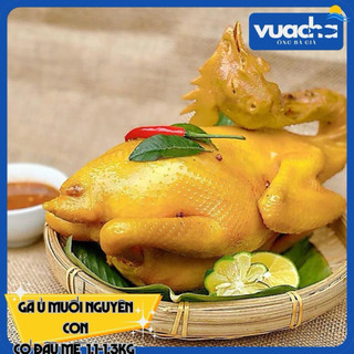Gà Ủ Muối Hoa Tiêu - Con Lớn - Giao hoả tốc HCM