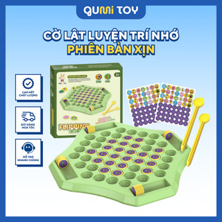 Đồ Chơi CỜ LẬT LUYỆN TRÍ NHỚ XỊN Board Game Cho Bé, Vui Nhộn 2 Người Chơi Tư Duy Bản Xịn Hot Trend