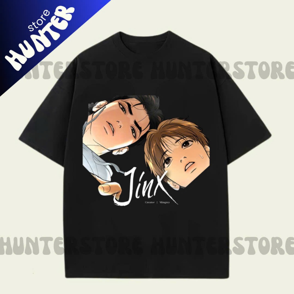 [HOẢ TỐC] HUNTERSTORE Áo thun BL MANHWA JINX  Boylove BL KIM DAN TEAM BLACK Vận Xui Yaoi anime manga
