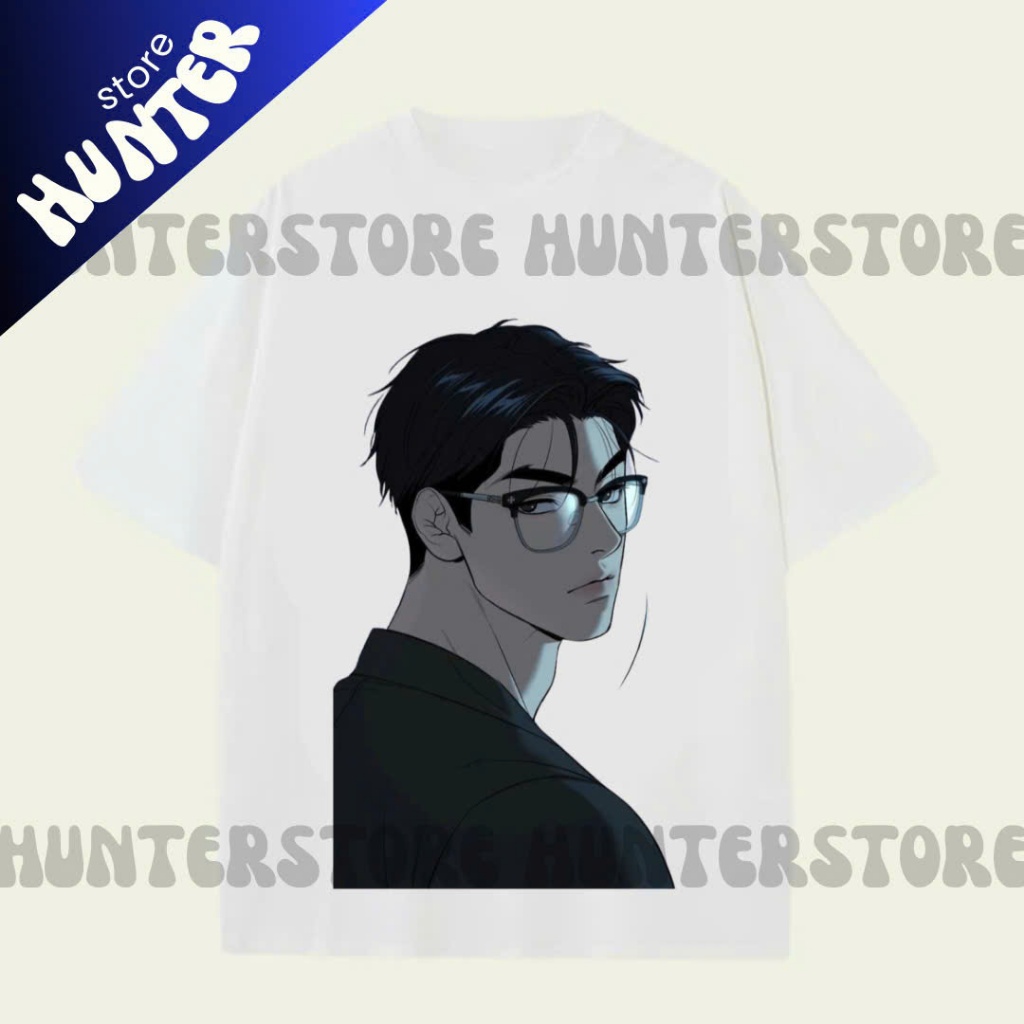 [HOẢ TỐC] HUNTERSTORE Áo thun BL MANHWA JINX Boylove BL KIM DAN TEAM BLACK UNISEX Jae Kyung Vận Xui 