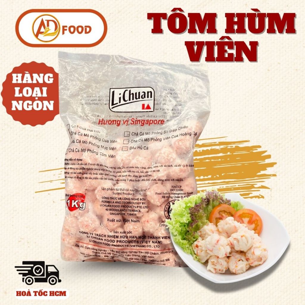 500g Tôm hùm viên LICHUAN