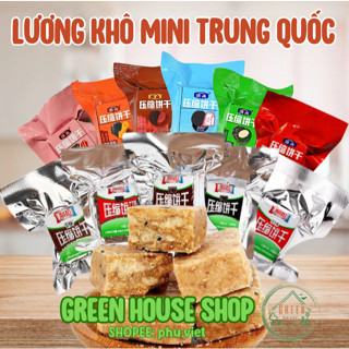Gói 1KG lương khô mini lila, mini DingDang, gói nhỏ tiện lợi nhiều năng lượng (58-62 bánh lương khô)