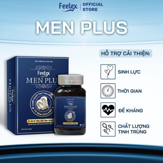 Viên uống Feelex Men Plus, bổ thận tráng dương, tăng sinh lý, tác dụng nhanh chóng hộp 60 viên