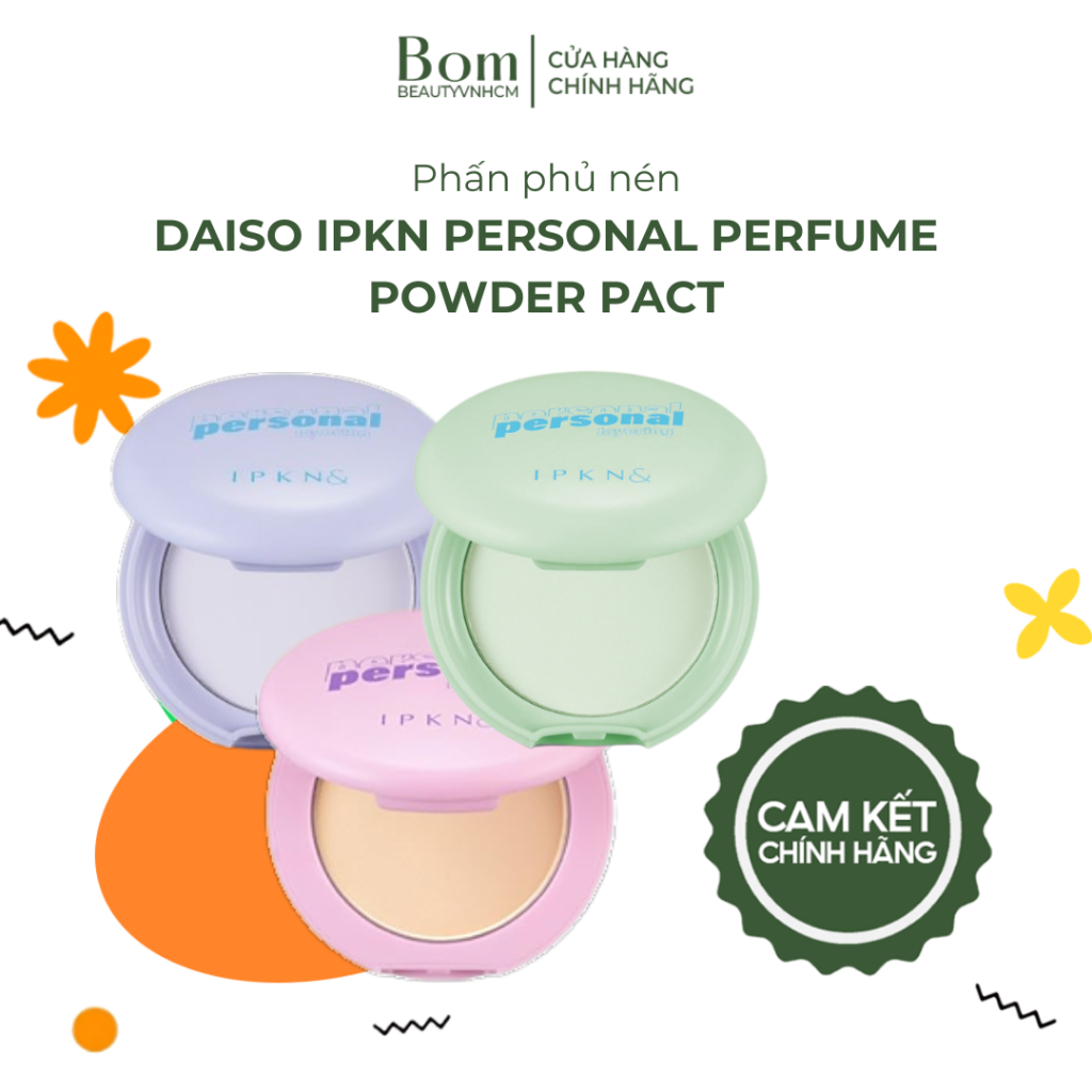Phấn Phủ Nén Siêu Mịn Hương Nước Hoa Daiso IPKN Personal Perfume Powder Pact