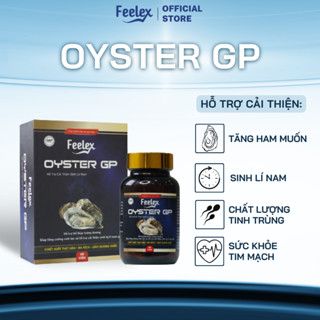 Tinh chất hàu biển cao cấp Feelex Oyster GP tăng cường sinh lý cho nam giới hộp 60 viên