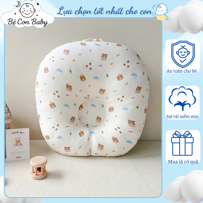 Vỏ Gối Chống Trào Ngược Cho Bé. Vỏ Gối Thay Thế Nhiều Chất Liệu Cho Gối Anchee, Boona, Roto Bebe...