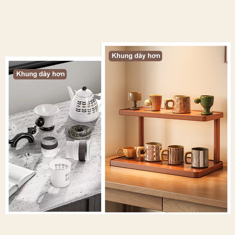 SUNNY BIERE Kệ lưu trữ 2 Tầng Giá đựng đồ đa năng tiết kiệm không gian | BigBuy360 - bigbuy360.vn