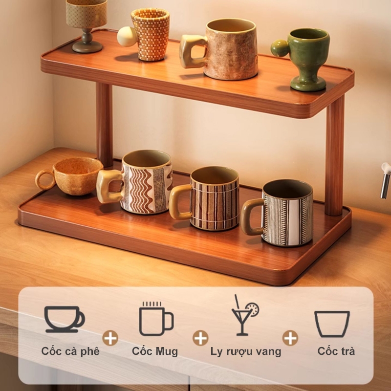 SUNNY BIERE Kệ lưu trữ 2 Tầng Giá đựng đồ đa năng tiết kiệm không gian | BigBuy360 - bigbuy360.vn