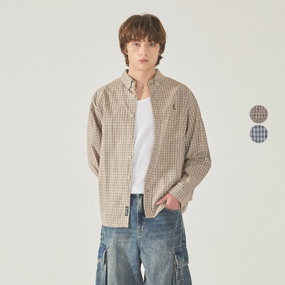Áo Sơ Mi WHO.A.U Loose-fit Check Shirts (U)_WHYCF3733U
