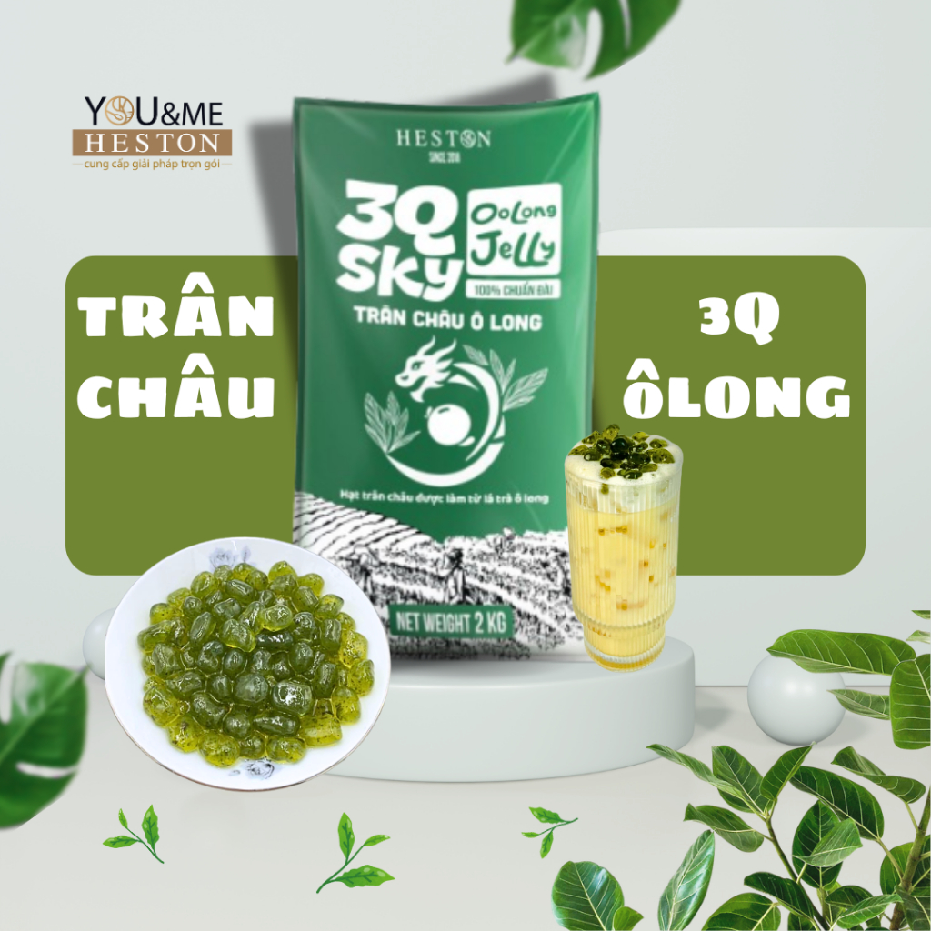 Trân Châu 3Q Olong chất lượng Đài Loan Túi 2kg