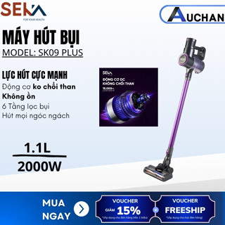 Máy hút bụi cầm tay Seka SK 09 Plus công suất 2000W lực hút mạnh, dễ dàng làm sạch mọi ngóc ngách