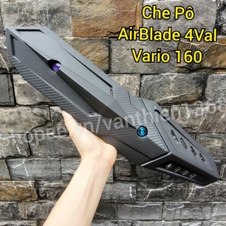  Che Pô Ốp Pô Xe AB AirBlade 4Val 2022->2026 VARIO 160 Mẫu Thái Nhựa Đen 