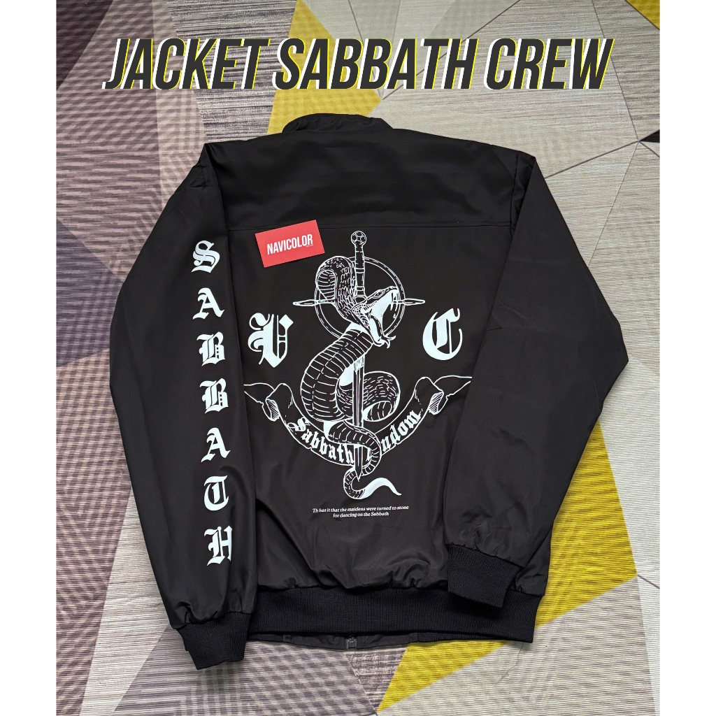 ẢNH THẬT SHOP CHỤP | Áo khoác truyện tranh Wind Breaker | Áo khoác Sabbath Crew hình con rắn | Chất 