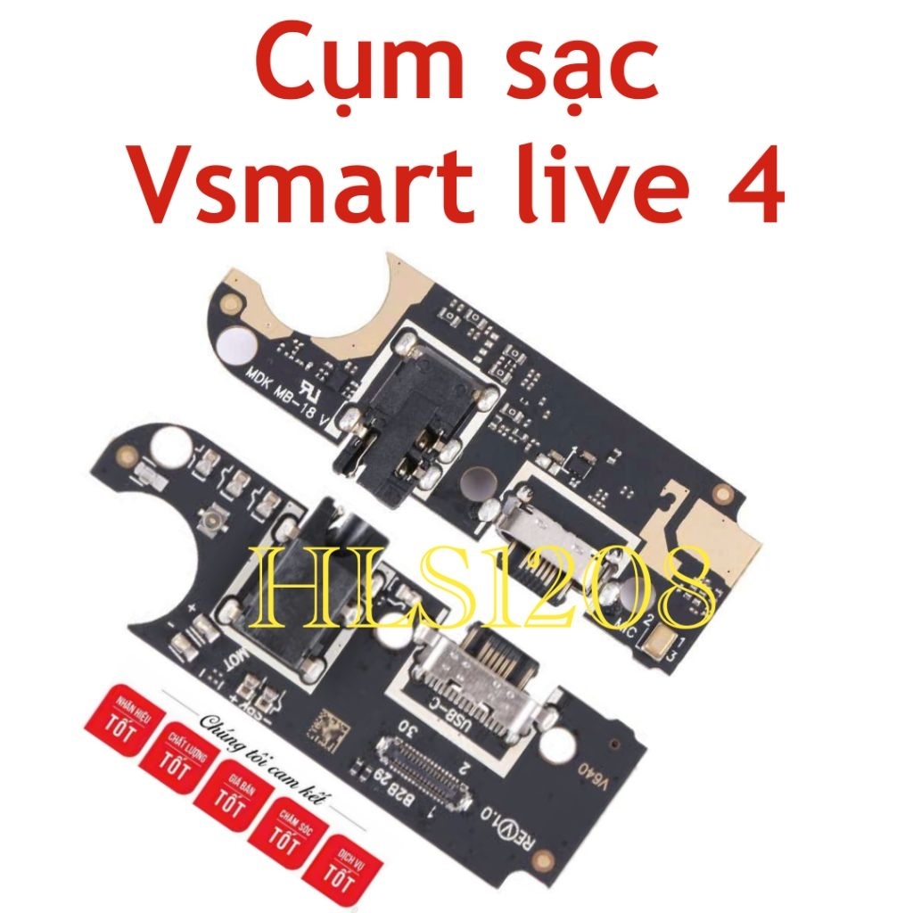 Cụm sạc Vsmart Live 4 / V640 hàng như hình.