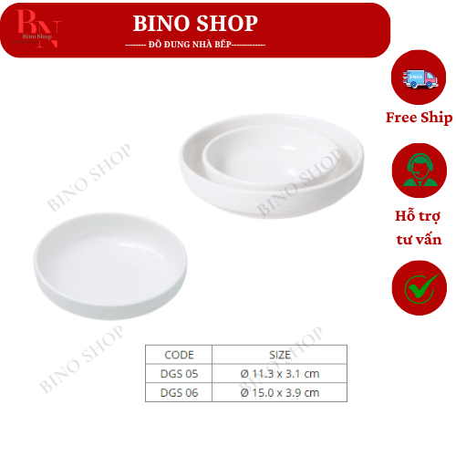 Dĩa Nhựa Gân Sâu Horeca Melamine