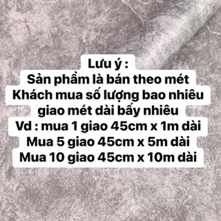 DECAL 1M X 45CM Giấy dán tường có sẵn keo màu xi măng mới ( SẢN PHẨM BÁN MÉT - KHÁCH COI RÕ MÔ TẢ SP TRƯỚC KHI ĐẶT  )