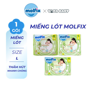  Miếng lót sơ sinh Molfix thiên nhiên Thổ Nhĩ Kỳ NB190+10  NB1 64+10  NB2 60+6 miếng 