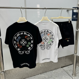 Đồ bộ quần áo nam mùa hè PB cotton thêu hoạ tiết dải logo chữ thập vòng tròn 7 màu hai mặt boy phố