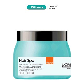 Dầu hấp cấp ẩm suôn mượt L'Oréal - Loreal Hair Spa Professional Creambath Nourish 490ML
