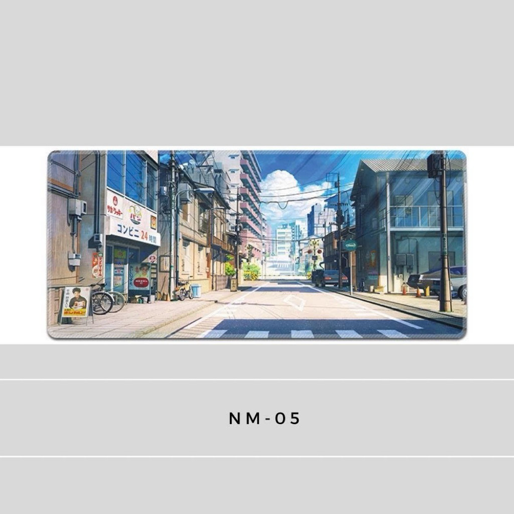 Lót Chuột Trải Bàn 3mm - Phong Cách Anime - 900x400 - AN05