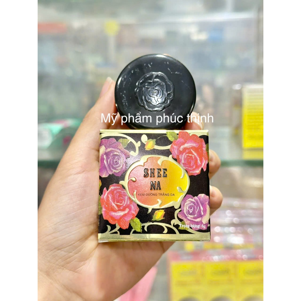 lẻ 1 hủ kem dưỡng trắng da bông hồng đen SHEE NA hủ 6GRAM (chi❤️chi)
