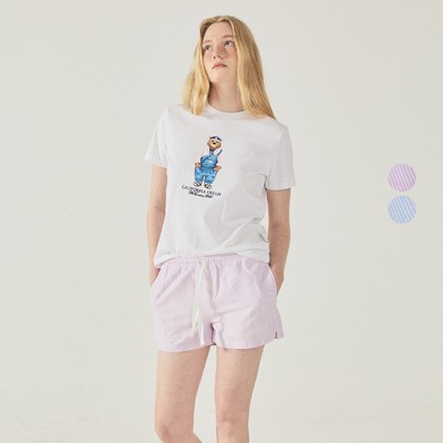 Quần Mùa Hè WHO.A.U Stripe Banding Shorts(F)_WHTHF2591F