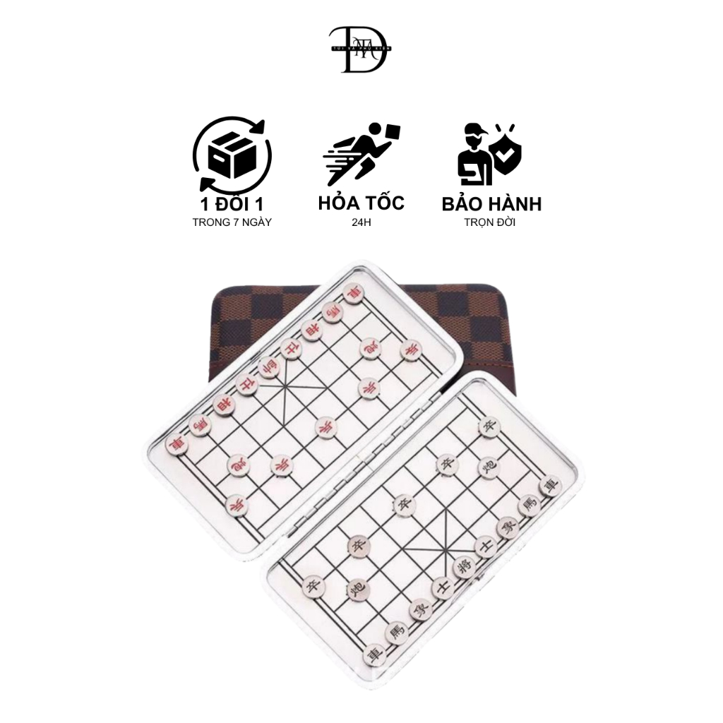 Bộ cờ tướng nam châm mini gấp gọn