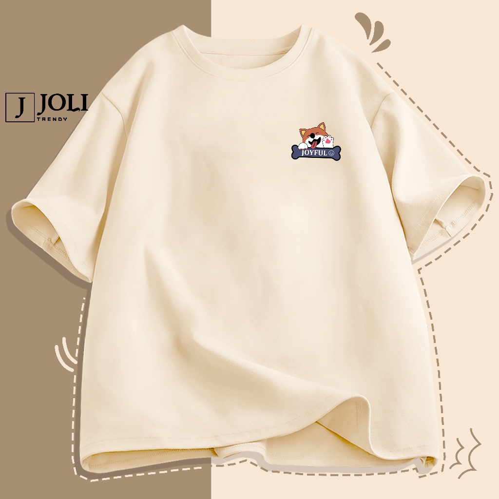 Áo Thun Nam Nữ Unisex Tay Lỡ By JOLI Mã BST01 Hình in Mini Cute Chất Cotton Form Rộng Phong Cách Ulzzang J Joli Trendy | BigBuy360 - bigbuy360.vn