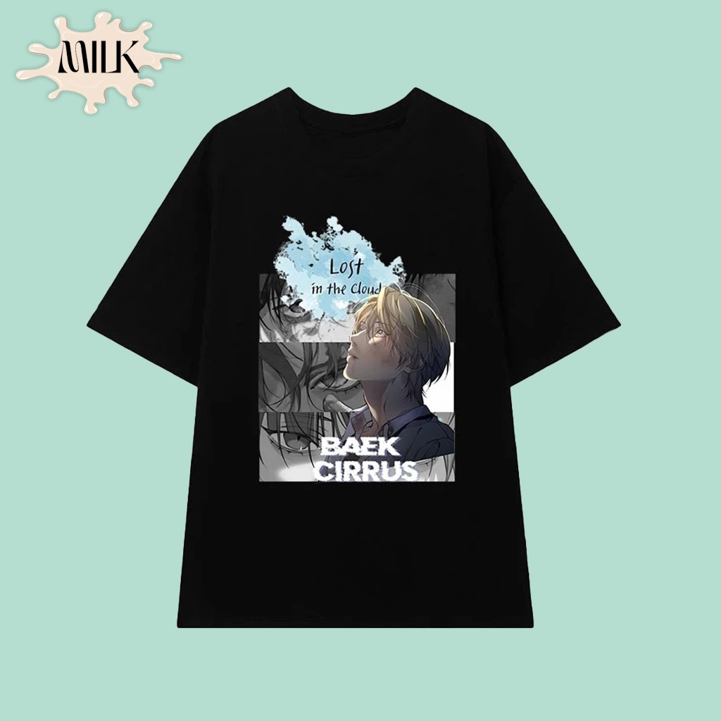[MILK] BST Áo thun MANHWA siêu hot Goo Yoon Woon - Baek Cirrus - Joo Jae Kyung Jinx - Ilay Passion D