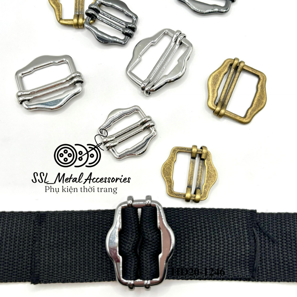 [Hàng mới](2 cái) khoen tăng giảm cao cấp thời trang mới bằng kim loại cho áo nam gile,áo vest HD20-