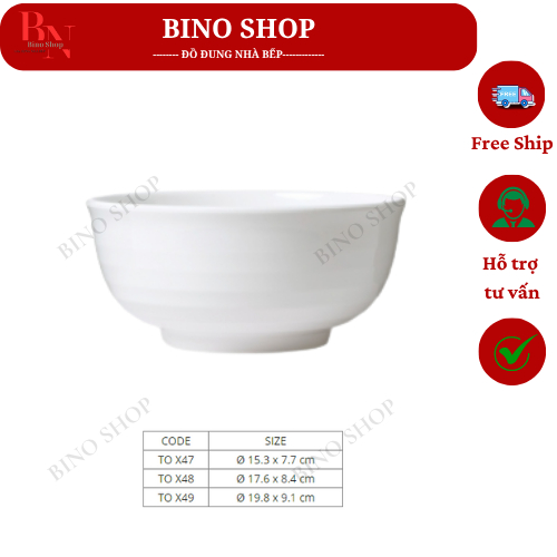 Tô Nhựa Melamine Xoắn Cao Cấp - Horeca Melamine