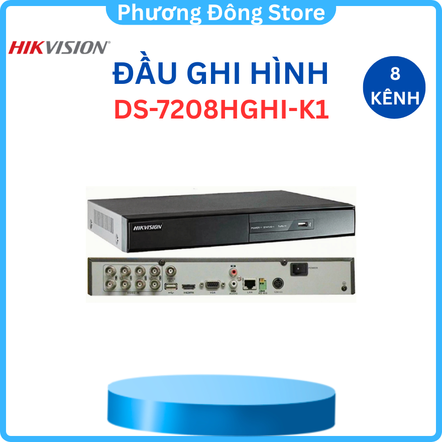 Đầu ghi 8 kênh Turbo HD 3.0 HIKVISION DS-7208HGHI-K1