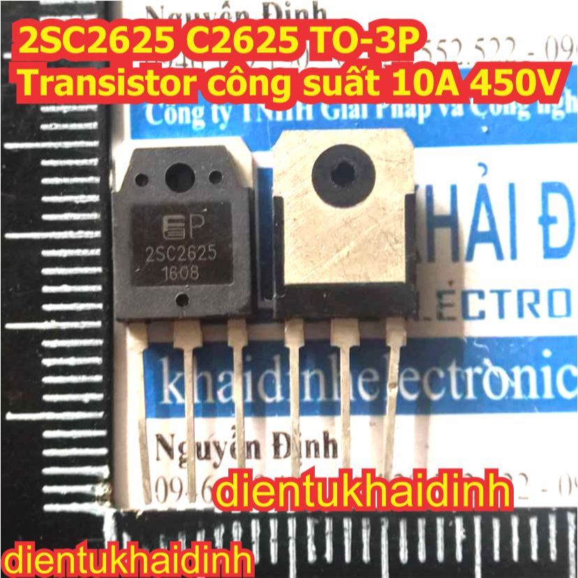 2 con 2SC2625 C2625 TO-3P Transistor công suất 10A 450V kde1420