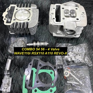  COMBO Đầu Lòng 54 56 4 Val   xupap 17-19   Cho DREAM110i Wave S110  Blade 110 RSX 110  Alpha 110   ĐẦU 4VAN   