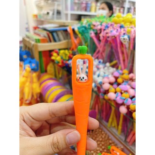 [Bút cute các mẫu] Combo 5 Bút Thỏ Cà Rốt