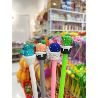 [Bút cute các mẫu] Combo 5 Bút Xương Rồng Cute