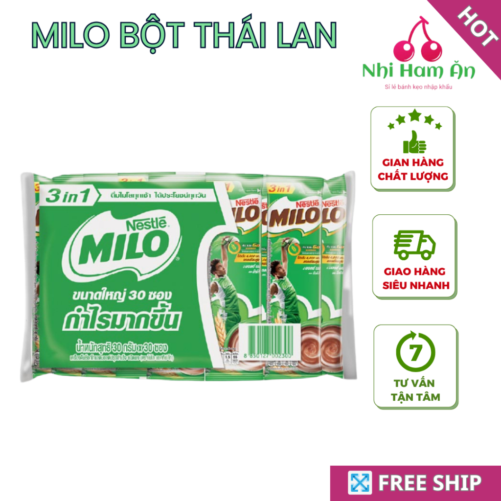 Milo bột Thái Lan bịch 48 gói
