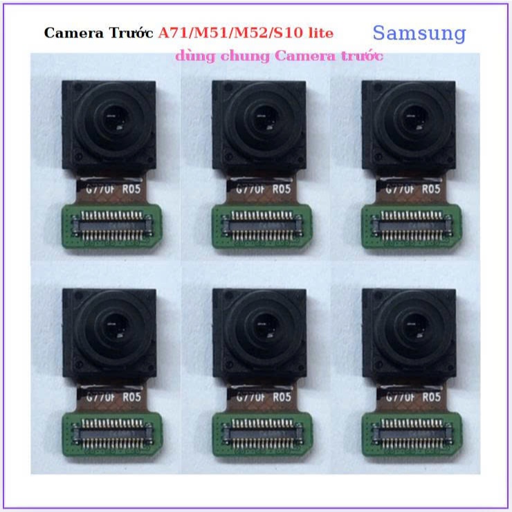 Camera Trước samsung A71,M51,M52,S10 lite dùng chung